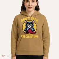 Funny Cat Knits Lover Dont Talk To Me Im Counting Knitting Hoodie thumb 5