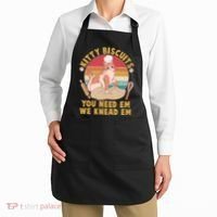 Funny Cute Kitty Biscuits You Need Em We Knead Em Apron thumb 2