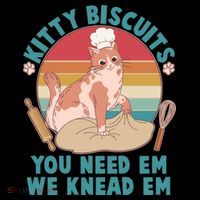 Funny Cute Kitty Biscuits You Need Em We Knead Em Coffee Mug thumb 5