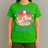 Funny Cute Kitty Biscuits You Need Em We Knead Em T-Shirt thumb 4