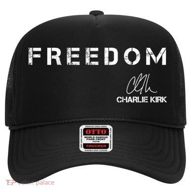 Freedom Charlie Kirk Signature Hat