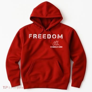 Freedom Charlie Kirk Signature Hoodie