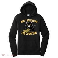 Funny Cat Knits Lover Dont Talk To Me Im Counting Knitting Women's Hoodie thumb 0