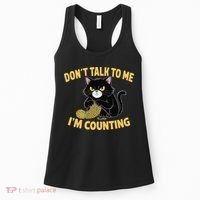 Funny Cat Knits Lover Dont Talk To Me Im Counting Knitting Women's Tank Top thumb 0