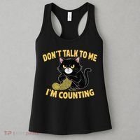 Funny Cat Knits Lover Dont Talk To Me Im Counting Knitting Women's Tank Top thumb 3