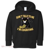 Funny Cat Knits Lover Dont Talk To Me Im Counting Knitting Toddler Hoodie thumb 0