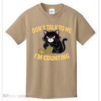 Funny Cat Knits Lover Dont Talk To Me Im Counting Knitting Kids T-Shirt thumb 0