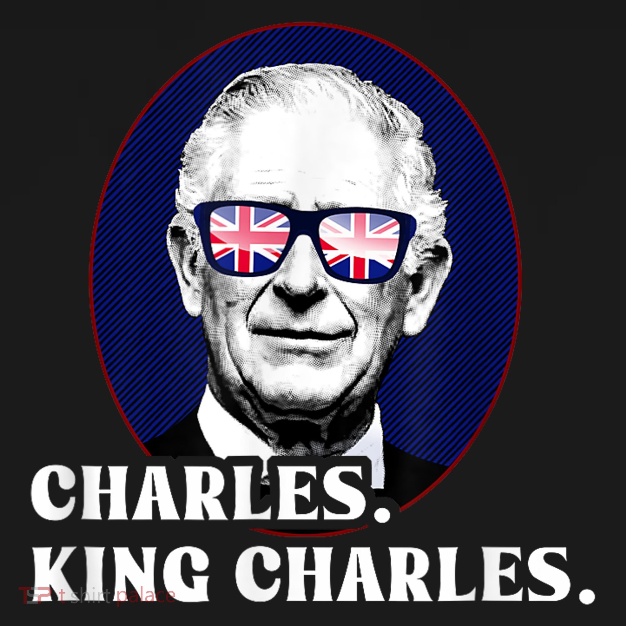 Funny Charles King Charles Of His Majesty & Union Jack Coaster