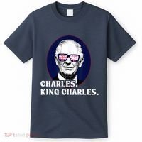 Funny Charles King Charles Of His Majesty & Union Jack T-Shirt thumb 0