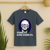 Funny Charles King Charles Of His Majesty & Union Jack T-Shirt thumb 2