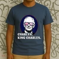 Funny Charles King Charles Of His Majesty & Union Jack T-Shirt thumb 3