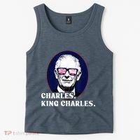 Funny Charles King Charles Of His Majesty & Union Jack Tank Top thumb 2