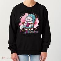 Funny Cat Knits Lover Dont Talk To Me Im Counting Knitting Women's Sweatshirt thumb 0