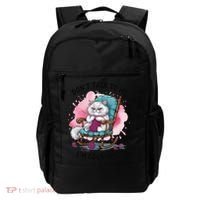 Funny Cat Knits Lover Dont Talk To Me Im Counting Knitting Backpack thumb 0