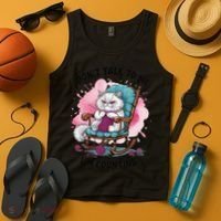 Funny Cat Knits Lover Dont Talk To Me Im Counting Knitting Tank Top thumb 4