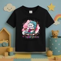 Funny Cat Knits Lover Dont Talk To Me Im Counting Knitting Toddler T-Shirt thumb 3