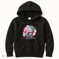 Funny Cat Knits Lover Dont Talk To Me Im Counting Knitting Kids Hoodie thumb 0