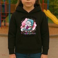 Funny Cat Knits Lover Dont Talk To Me Im Counting Knitting Kids Hoodie thumb 3