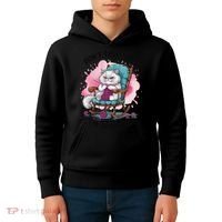 Funny Cat Knits Lover Dont Talk To Me Im Counting Knitting Kids Hoodie thumb 4