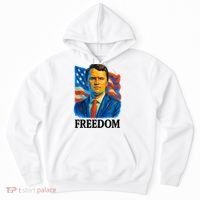Freedom Charlie Kirk: 3D Oil Painting Vibrant Spectrum Hoodie thumb 0