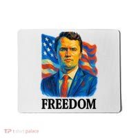 Freedom Charlie Kirk: 3D Oil Painting Vibrant Spectrum Mousepad thumb 0