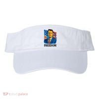 Freedom Charlie Kirk: 3D Oil Painting Vibrant Spectrum Visor thumb 0
