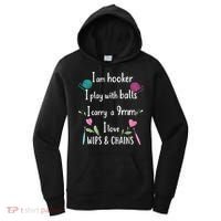 Funny Crochet Knitting I’M A Hooker Funny Crochet Women's Hoodie thumb 0