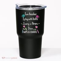 Funny Crochet Knitting I’M A Hooker Funny Crochet Tumbler thumb 0