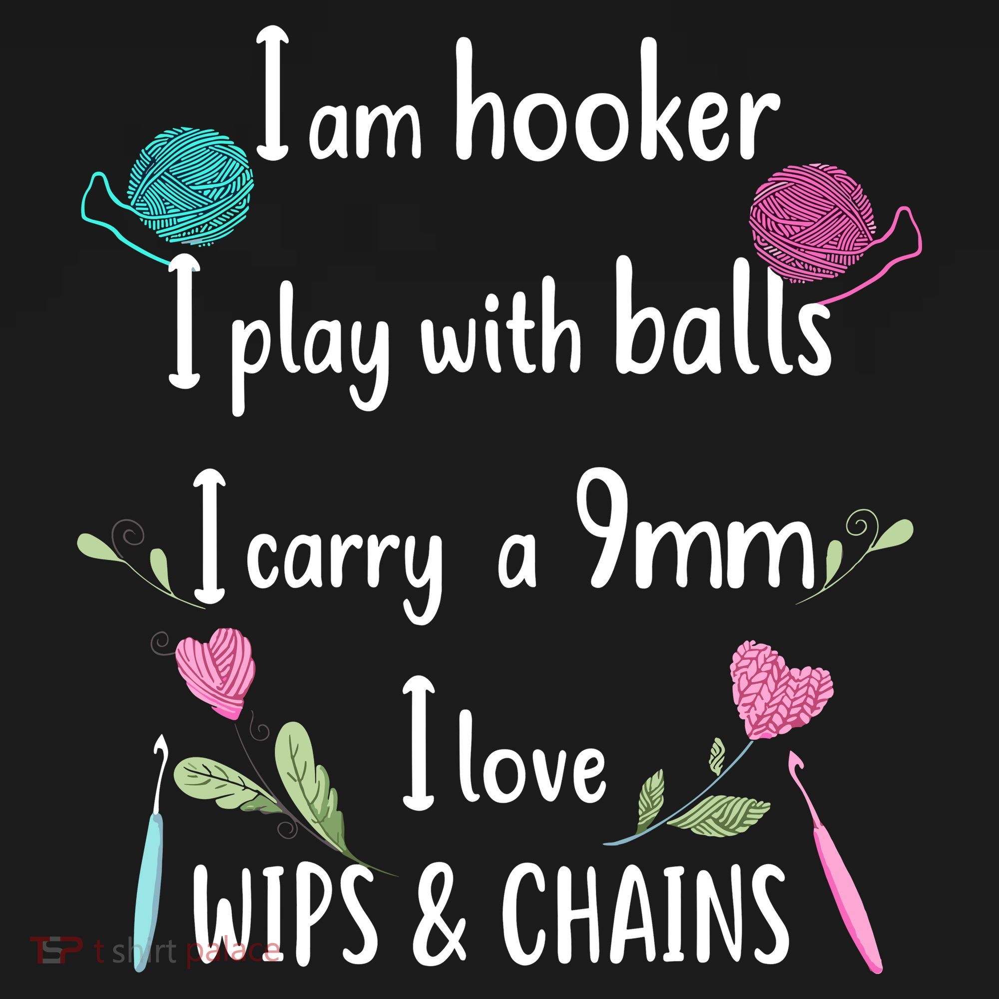 Funny Crochet Knitting I’M A Hooker Funny Crochet Visor