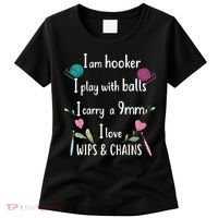Funny Crochet Knitting I’M A Hooker Funny Crochet Women's T-Shirt thumb 0