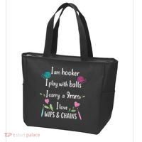 Funny Crochet Knitting I’M A Hooker Funny Crochet Tote Bag thumb 3