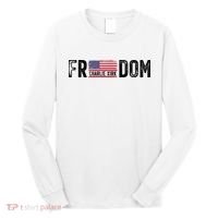 Freedom Charlie Kirk USA Flag Long Sleeve Shirt thumb 0