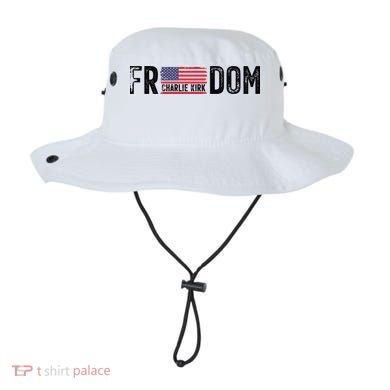 Freedom Charlie Kirk USA Flag Bucket Hat