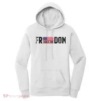 Freedom Charlie Kirk USA Flag Women's Hoodie thumb 0