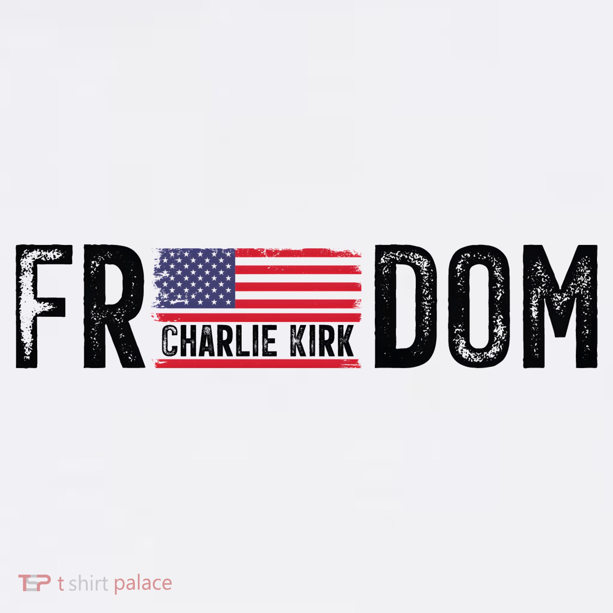 Freedom Charlie Kirk USA Flag Mousepad