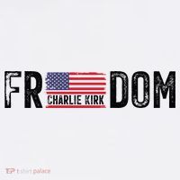Freedom Charlie Kirk USA Flag Women's Tank Top thumb 5