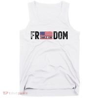 Freedom Charlie Kirk USA Flag Tank Top thumb 0