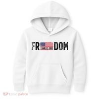 Freedom Charlie Kirk USA Flag Kids Hoodie thumb 0