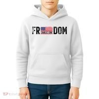 Freedom Charlie Kirk USA Flag Kids Hoodie thumb 4