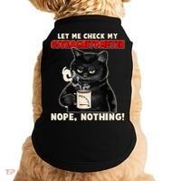 Funny Cat Let Me Check My GiveAShitOMeter Nope Nothing Doggie Tank thumb 0