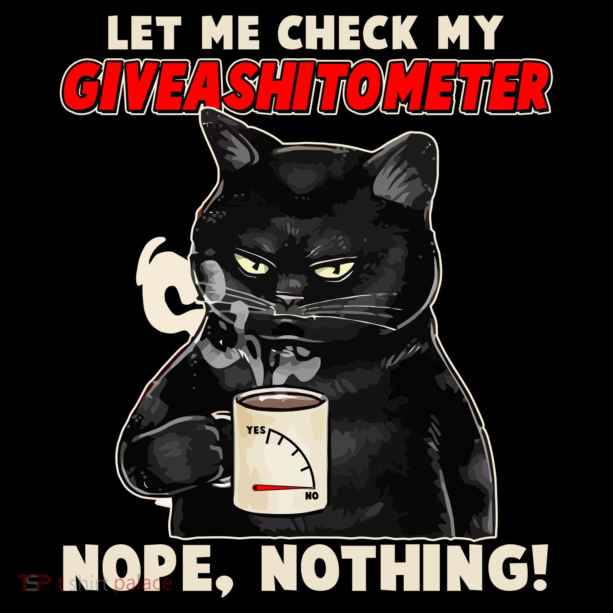 Funny Cat Let Me Check My GiveAShitOMeter Nope Nothing Kids Sweatshirt