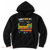 Funny Can Lick It Science Theme Periodic Table Humor Hoodie thumb 0