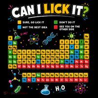 Funny Can Lick It Science Theme Periodic Table Humor Baby Bodysuit thumb 2
