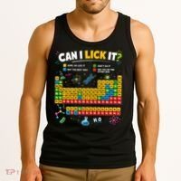 Funny Can Lick It Science Theme Periodic Table Humor Tank Top thumb 3