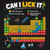 Funny Can Lick It Science Theme Periodic Table Humor Visor thumb 3