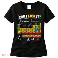 Funny Can Lick It Science Theme Periodic Table Humor Women's T-Shirt thumb 0
