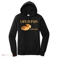 French Chocolatine Life Is Pain Au Chocolat Women's Hoodie thumb 0
