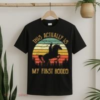 Funny Country Life Howdy This Actually Is My First Rodeo T-Shirt thumb 2