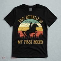 Funny Country Life Howdy This Actually Is My First Rodeo T-Shirt thumb 5