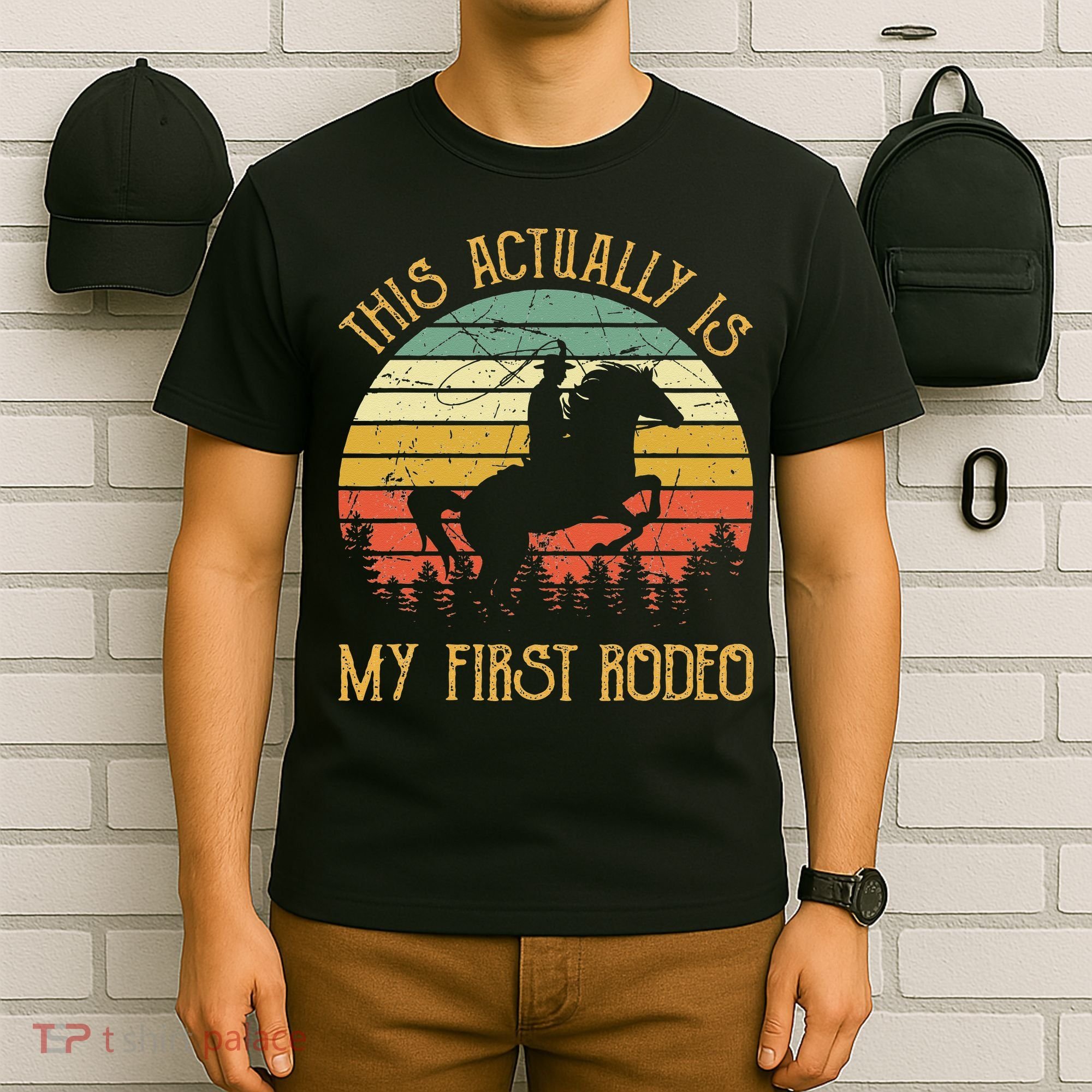 Funny Country Life Howdy This Actually Is My First Rodeo T-Shirt